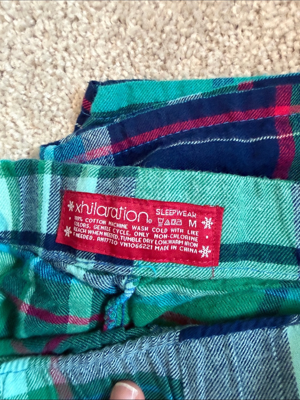 xhilaration winter PJ set Medium❄️☃️ - Picture 10 of 11